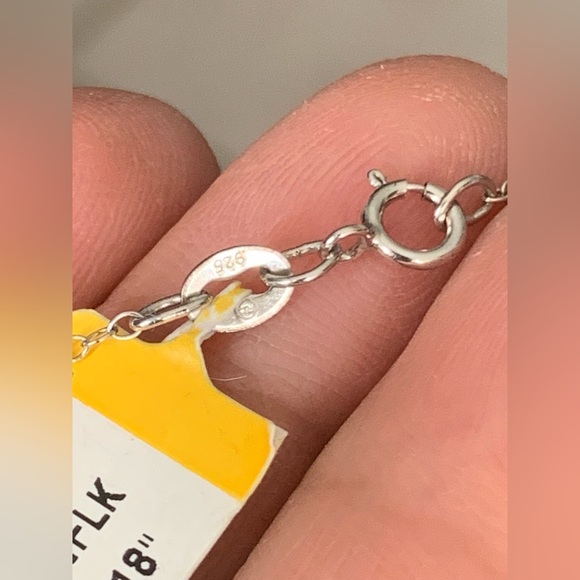 Vintage 925 Sterling Silver Etched Heart Pendant Necklace - Picture 12 of 16